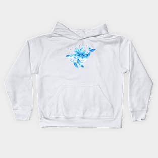 Cosmic Whale Encrusted With Crystals Kids Hoodie